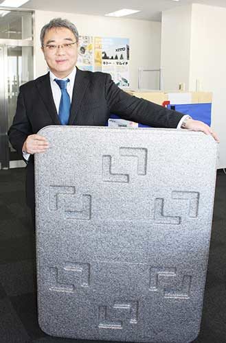 トラック輸送用緩衝材「ロジボード」