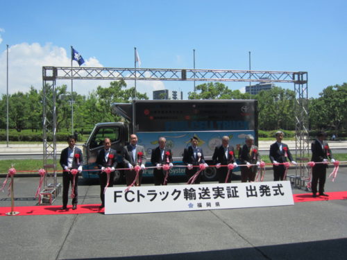 福岡運輸　ＦＣトラック輸送実証を実施、県内の全水素ステーション活用