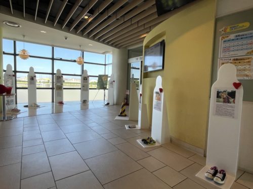 コアラドライブ安城「生命のメッセージ展」開催「ハンドルを握るということは人の命を握ること」