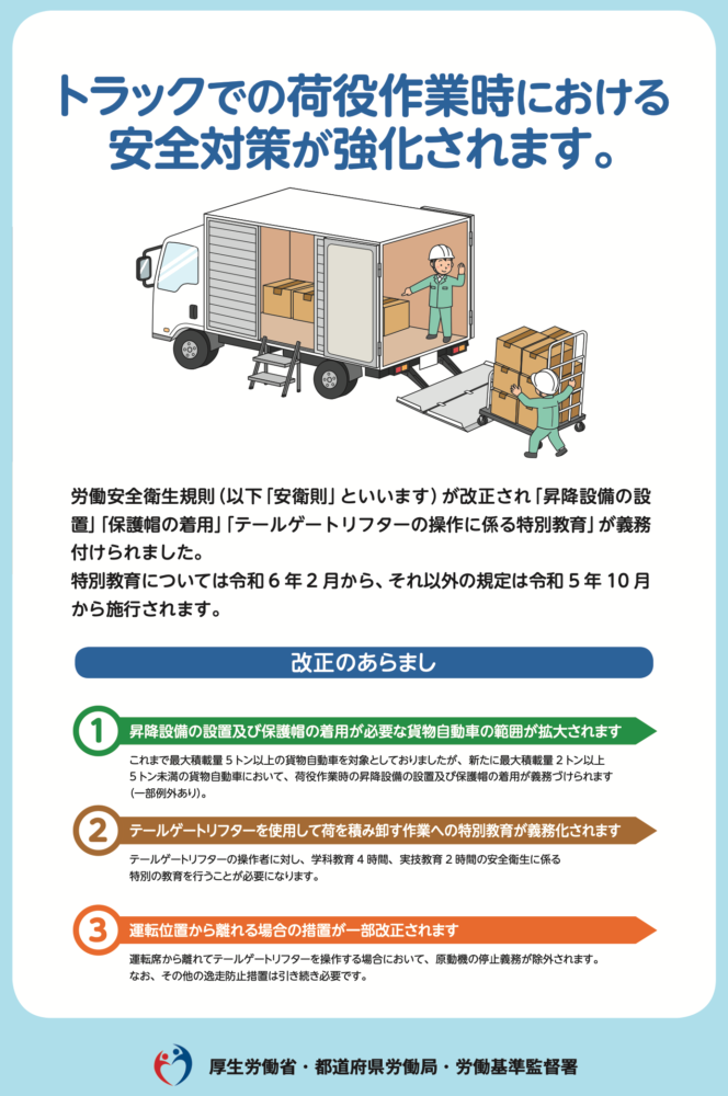 トラックの昇降設備なにが大事？ 施行に間に合うか｜物流ニュース 