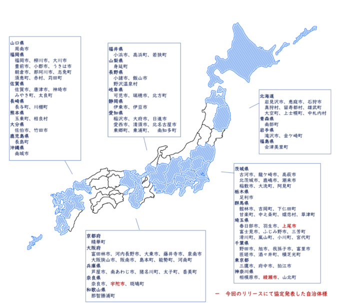 ＳＧムービング　連携は120自治体へ、新たに3自治体と連携