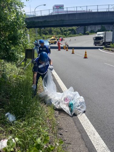 愛ト協青年部会　高速道で清掃活動「意識変える一助に」