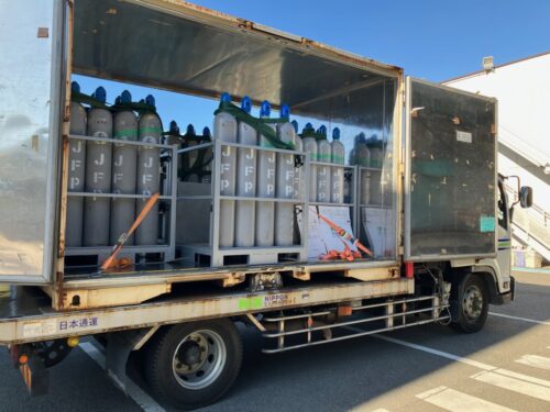 日通と大陽日酸　共同で特殊ガス製品をモーダルシフト