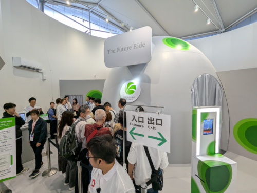 鴻池運輸　万博に出展、運転席の景色を大画面で