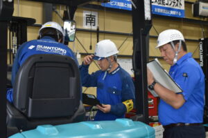 住友ナコフォークリフト販売　全国サービス技能コンテスト開催、整備品質が信頼支える