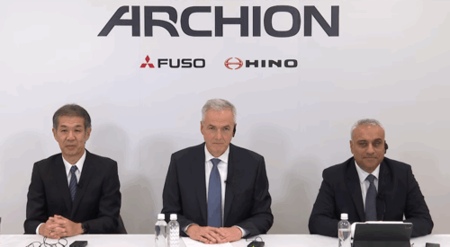 日野とふそうが経営統合　新会社「アーチオン」２６年４月に事業開始