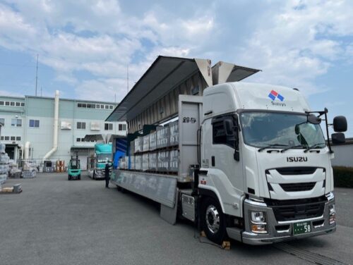 大日本塗料と鈴与カーゴネット　長距離輸送に中継輸送を導入