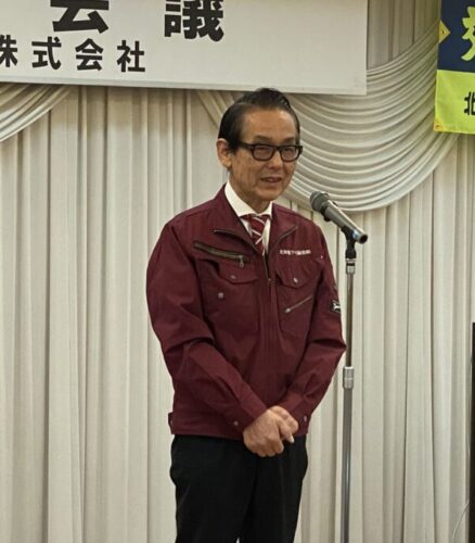 北海道フーズ輸送　協力会社と安全対策会議、後突防止センサーで事故防止