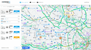 ロジ勤怠システム「ｃｏｎｎｅｃ＋」　運転手の位置と労働時間を同時把握