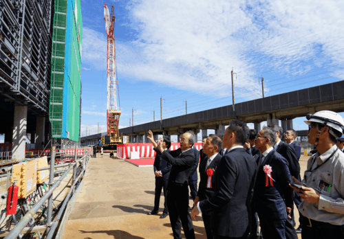 トラスコ中山　「プラネット新潟」上棟式を実施