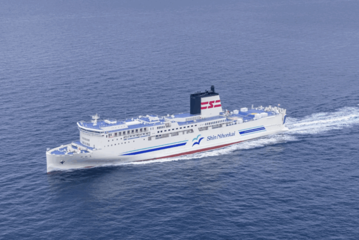 新日本海フェリー　新造船「けやき」が小樽〜舞鶴で運航開始