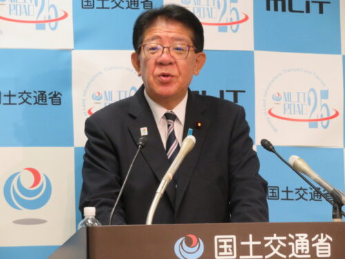 金子国交大臣　経産省・エネ庁に「対策求める」インタンク数量制限めぐり