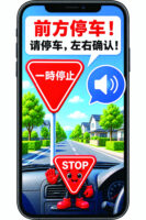 セィフティボイス　声で安全支援、外国人ドライバーに「聞こえる標識」